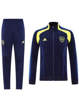 Boca juniors jacket indigo tracksuit men's training kit 2025-2026