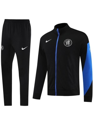 Chelsea jacket black tracksuit men's training kit 2025-2026