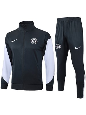 Chelsea jacket gray tracksuit men's training kit 2025-2026