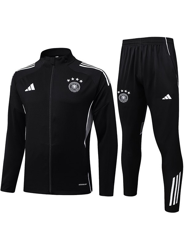 Germany jacket all black tracksuit men's training kit 2025-2026