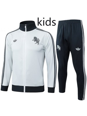 Juventus jacket kids kit tracksuit white youth training children coat 2025-2026