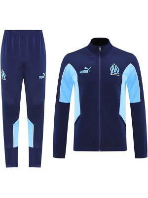 Olympique de Marseille jacket tracksuit men's navy training kit 2025-2026