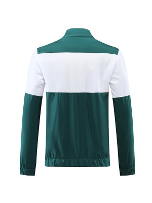 Palmeiras windbreaker jacket green football sportswear tracksuit full zipper men's training kit athletic outdoor soccer 2022-2023