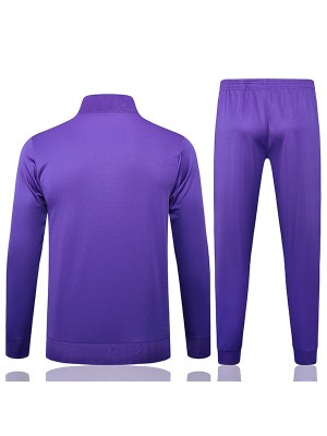 Real madrid jacket tracksuit men's all purple training kit 2025-2026