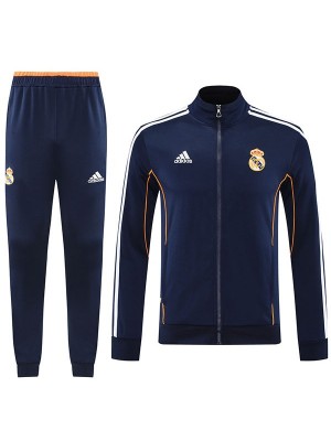 Real madrid jacket tracksuit men's navy training kit 2025-2026
