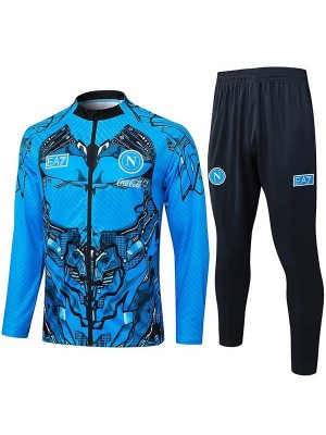 SSC Napoli jacket tracksuit men's blue training kit 2025-2026