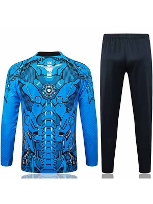 SSC Napoli jacket tracksuit men's blue training kit 2025-2026