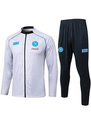 SSC napoli jacket white tracksuit men's training kit 2025-2026