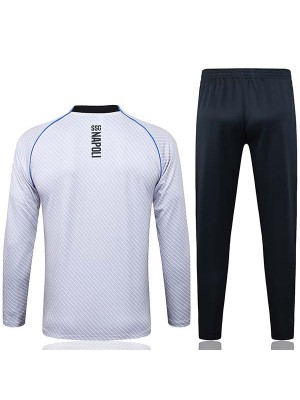 SSC napoli jacket white tracksuit men's training kit 2025-2026
