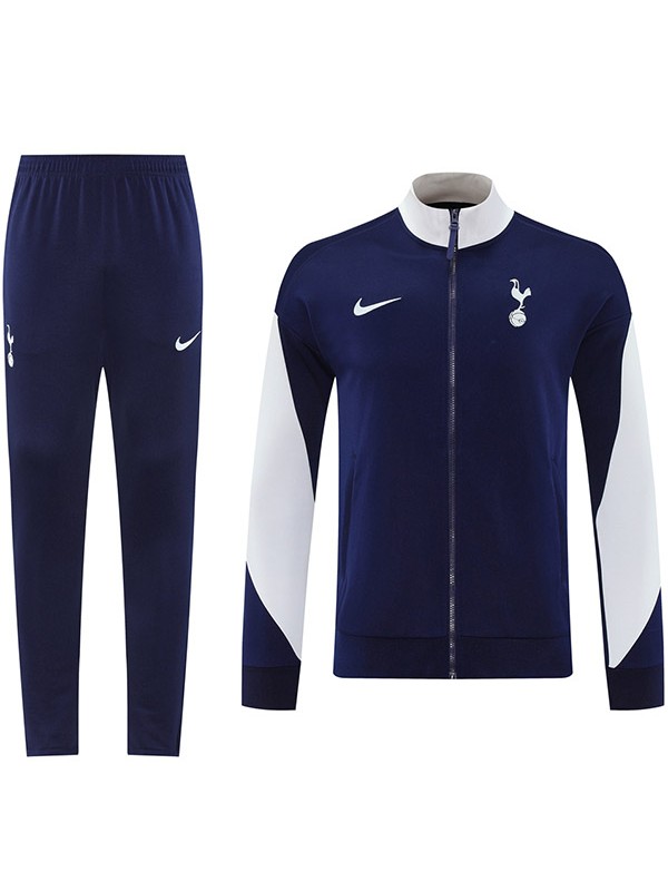 Tottenham Hotspur jacket indigo navy tracksuit men's training kit 2025-2026
