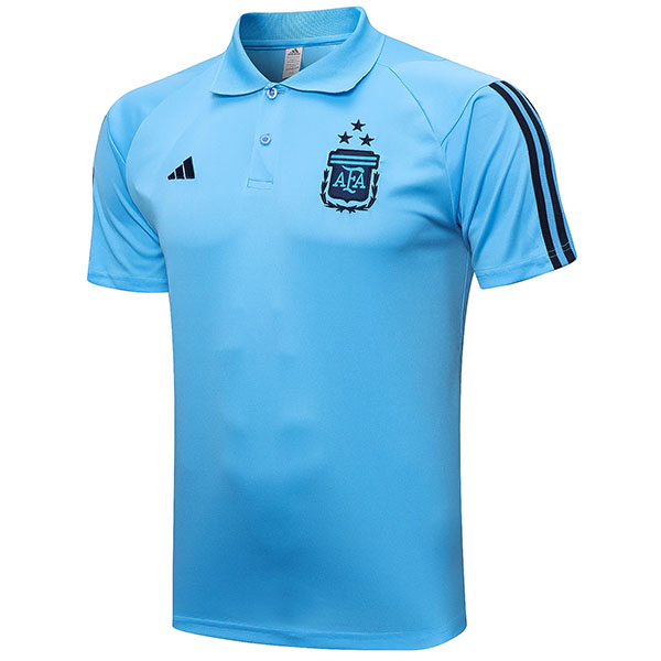 Argentina polo jersey training soccer uniform men's sportswear football blue kit tops sport shirt 2022-2023