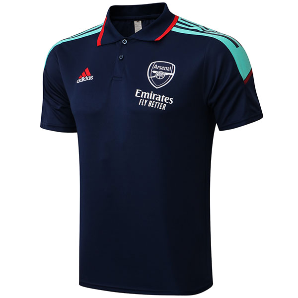 Arsenal polo jersey training soccer uniform men's sportswear football tops sport navy shirt 2022-2023