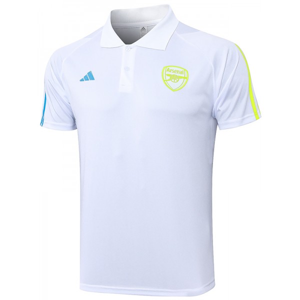 Arsenal polo jersey training soccer uniform men's sportswear football tops sport white shirt 2023-2024