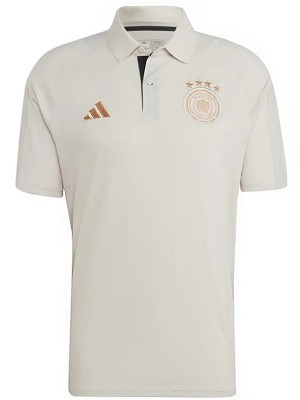 Germany polo jersey training soccer grey uniform men's sportswear football tops sport shirt 2024-2025