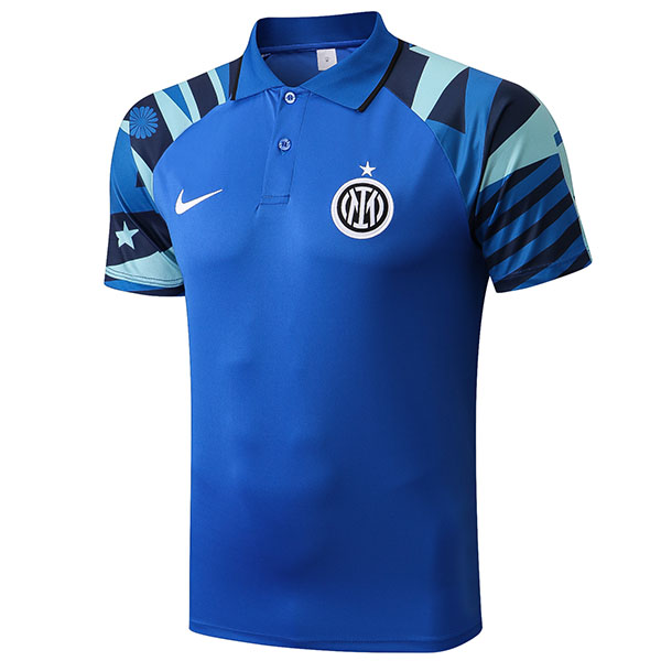 Inter milan polo jersey training soccer uniform men's blue sportswear football kit tops sport shirt 2022-2023