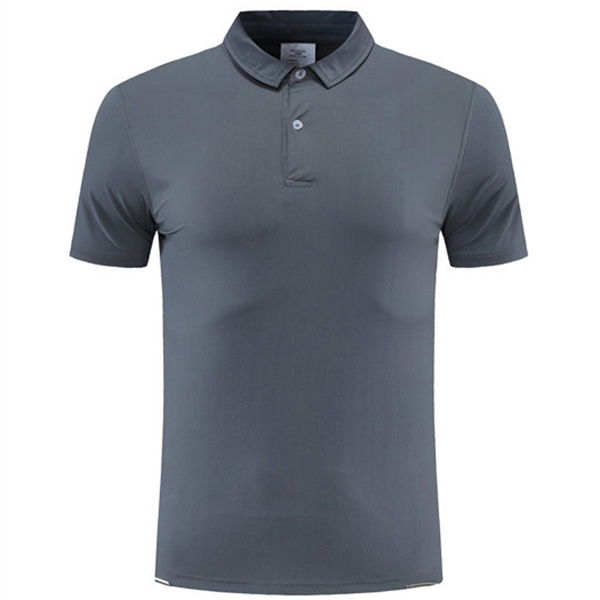 Polo casual T-shirt training uniform men's sportswear football tops sport gray shirt 2022-2023