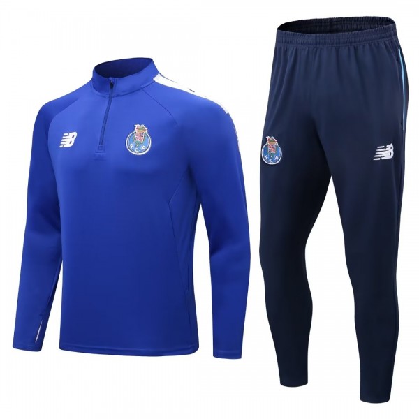 FC Porto tracksuit blue soccer pants suit sports set necked uniform men's clothes football training kit 2022-2023