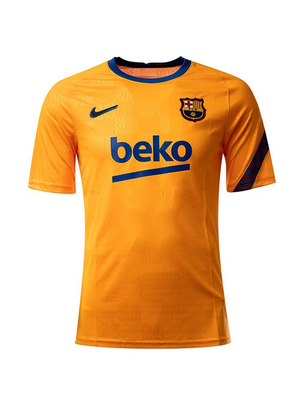 Nike 2021-2022 Barcelona Strike Training Shirt (Orange)