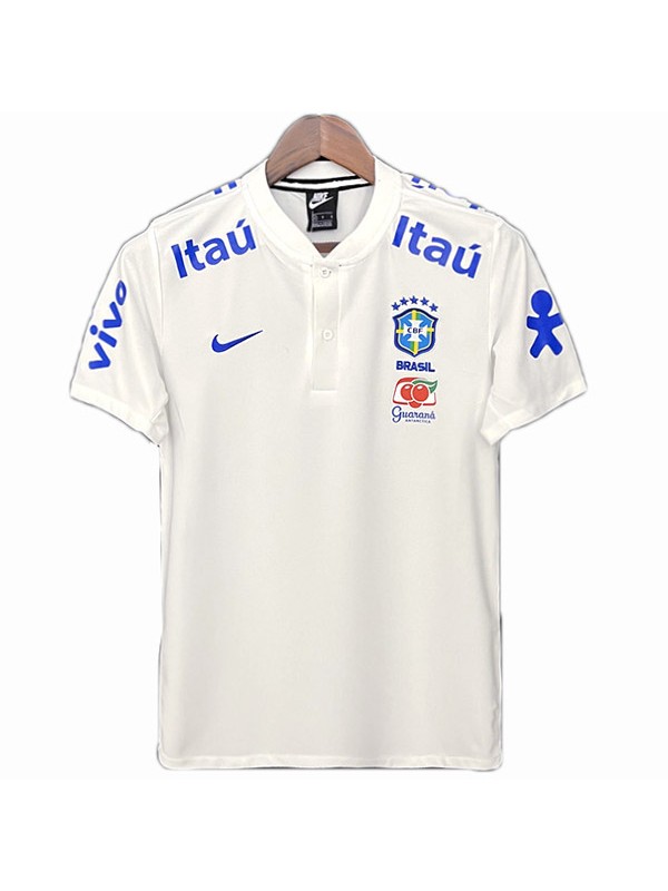 Brazil Pre-Match Soccer Jersey Kit(Jersey+Shorts) 2022