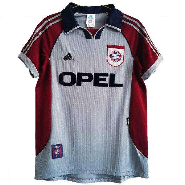Bayern munich away retro vintage soccer jersey men's second sportswear football tops sport shirt 1998-1999