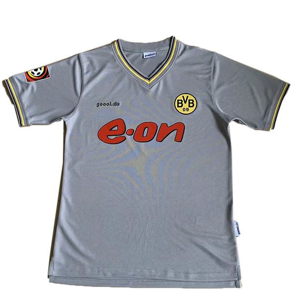 Borussia Dortmund away retro soccer jersey maillot match men's 2ed sportwear football shirt 2000