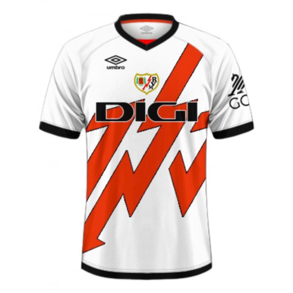 Rayo Vallecano home jersey soccer uniform men's first football kit tops sports shirt 2024-2025