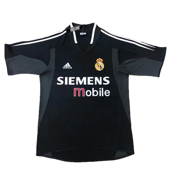 Real madrid away retro soccer jersey maillot match men's 2ed sportwear football shirt 2004-2005