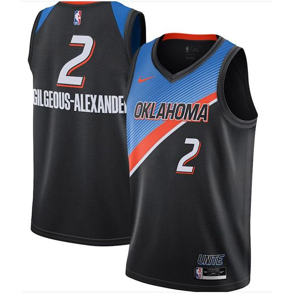 Oklahoma City Thunder 2 Shai Gilgeous-Alexander city nba basketball ...