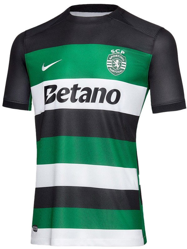 Sporting CP home jersey lisbon soccer uniform men's first sportswear football kit tops sport shirt 2024-2025