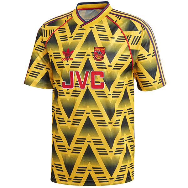 Arsenal away retro soccer jersey maillot match men's 2ed sportwear football shirt 1991-1993