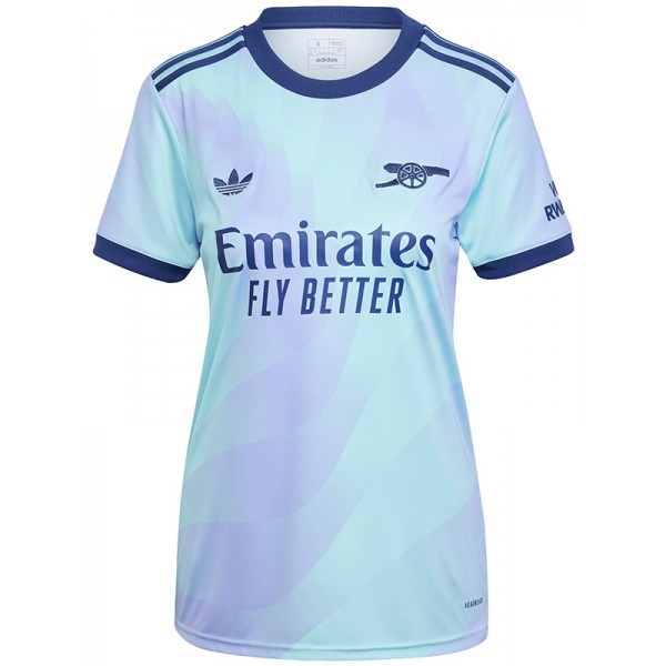 Arsenal third female jersey women's 3rd soccer uniform ladies sportswear football tops sport shirt 2024-2025