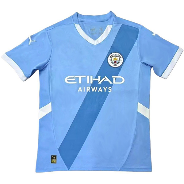 Manchester city home jersey adult soccer uniform men's first sportswear football kit top shirt 2025-2026