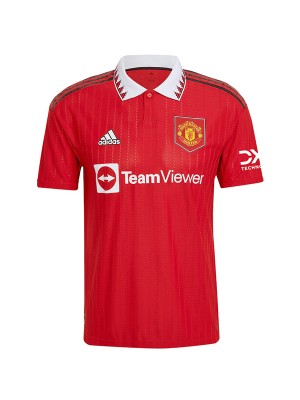 Manchester united home jersey soccer match kit men's first sportswear football tops sport shirt 2022-2023
