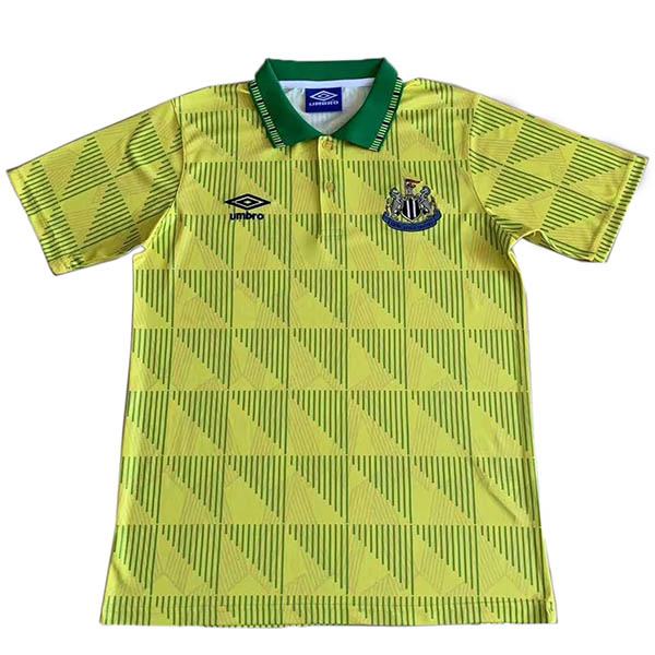 Newcastle United away retro vintage soccer jersey men's second sportswear football tops sport shirt 1991