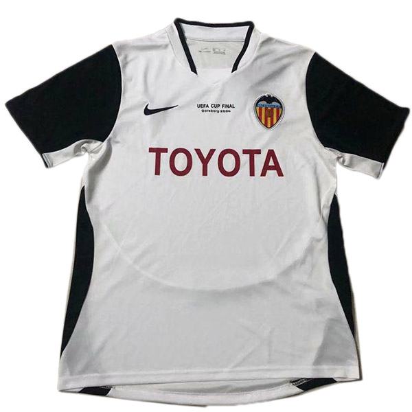 Valencia home retro jersey double champions maillot match men's 1st soccer sportwear football shirt 2003-2004