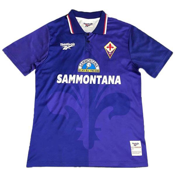 ACF Fiorentina home retro soccer jersey maillot match men's first sportswear football shirt 1995-1996