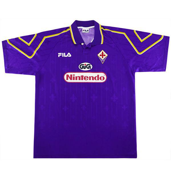 ACF Fiorentina home vintage retro jersey maillot match men's first soccer sportswear football shirt 1997-1998