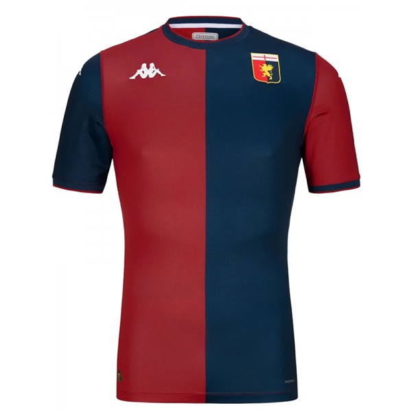 Genoa home jersey soccer uniform men's first football kit top sports shirt 2024-2025