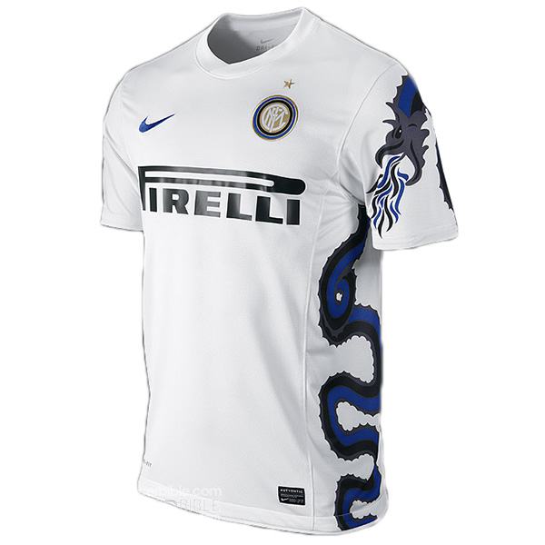Inter milan away retro jersey match men's second soccer sportswear football shirt 2010-2011