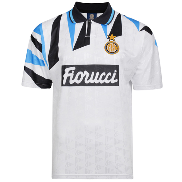 Inter milan away retro jersey soccer uniform men's second football tops shirt 1992-1993