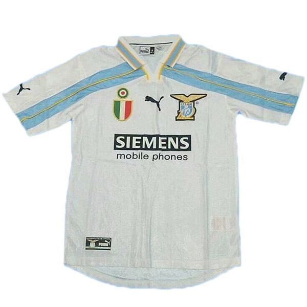 Lazio home retro soccer jersey maillot match men's 1st sportwear football shirt 2000-2001