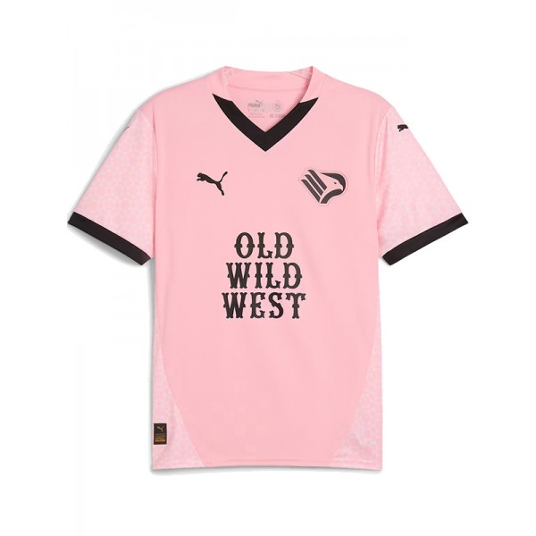 Palermo home soccer jersey soccer uniform men's first football kit tops sports shirt 2024-2025