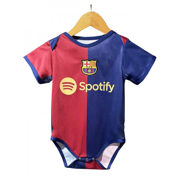 Barcelona home baby onesie mini newborn bodysuit first summer clothes one-piece jumpsuit 2024-2025