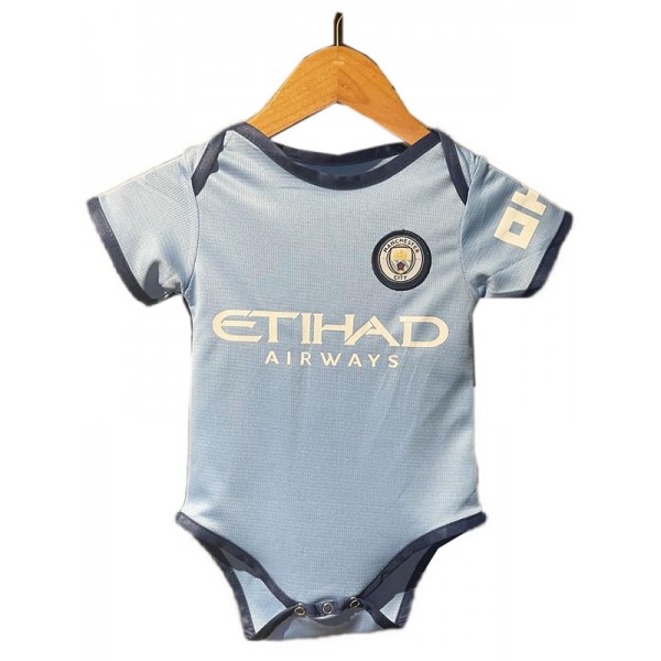 Manchester city home baby onesie mini newborn bodysuit first summer clothes one-piece jumpsuit 2024-2025