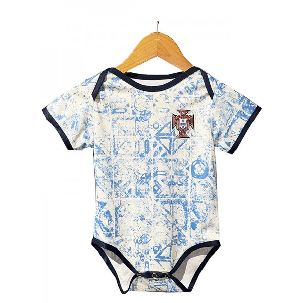 Portugal away baby onesie mini newborn bodysuit second summer clothes one-piece jumpsuit 2024-2025