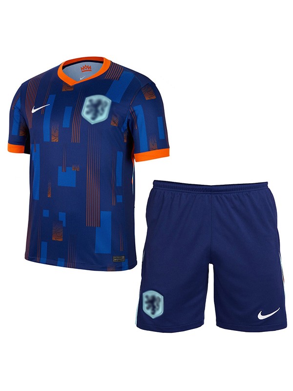 Nethlands away kids jersey soccer kit children second football shirt mini youth uniforms Euro 2024 cup