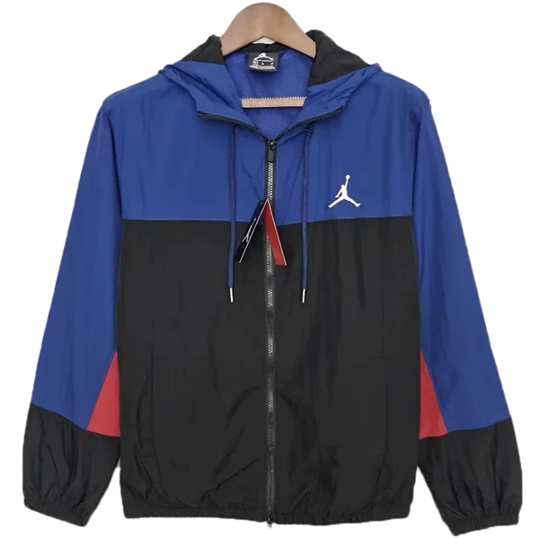 Jordan windbreaker hoodie jacket black football uniform tracksuit full ...